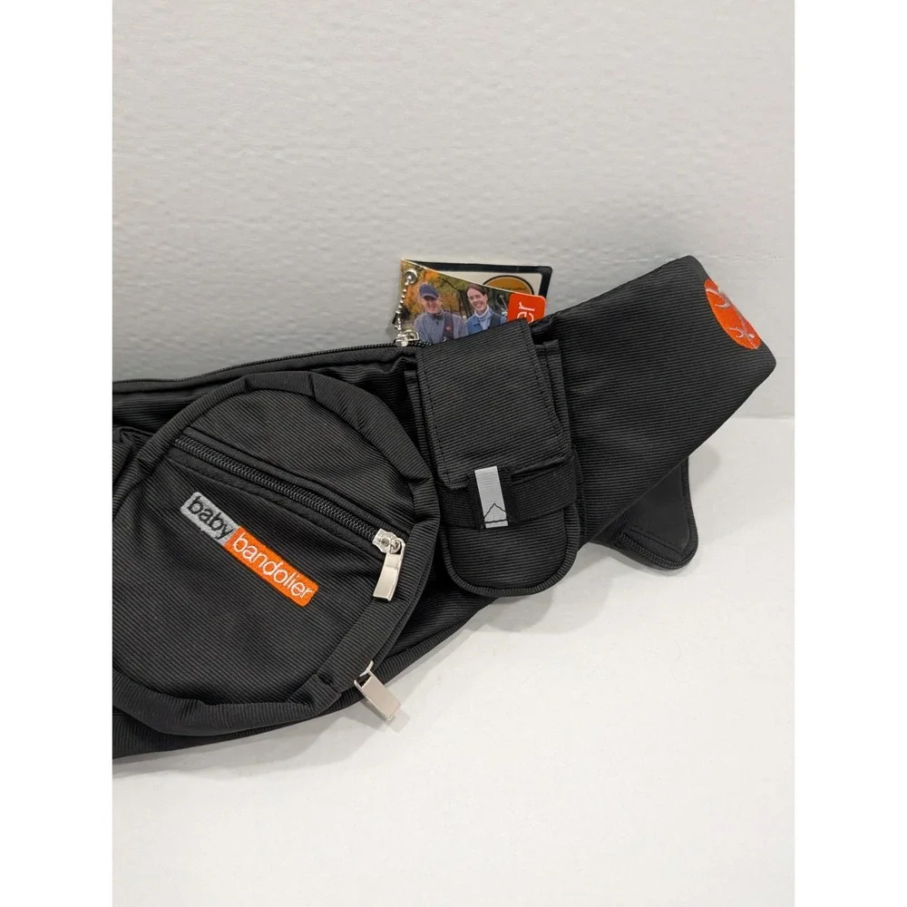 Baby Bandolier Sling Diaper Bag NWT Black Dad Bag New Active Gear Organizer